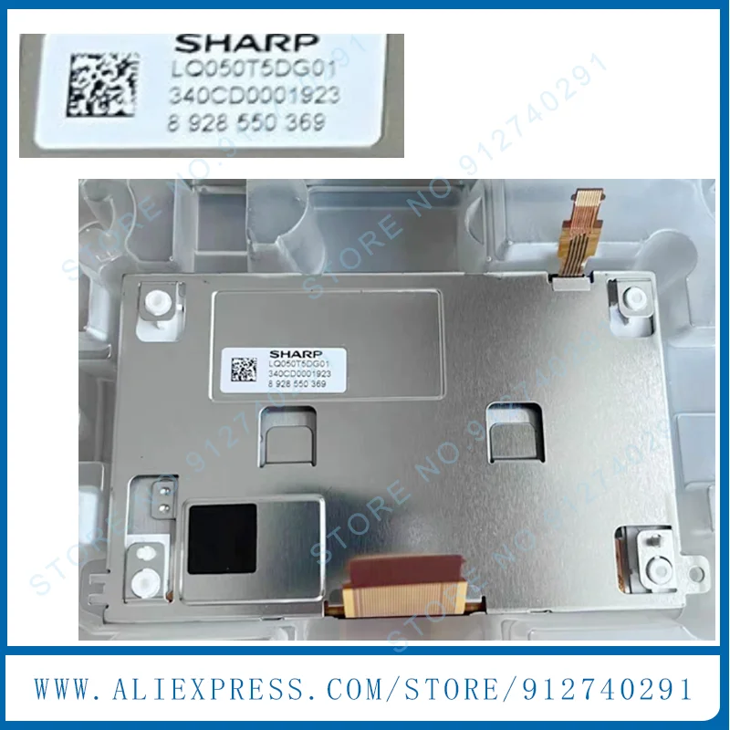 

LQ050T5DG01 Оригинальный 5-дюймовый ЖК-дисплей LQ050T5DG02 400x240 с сенсорным экраном для автомобильных GPS-навигаторов и DVD-плееров