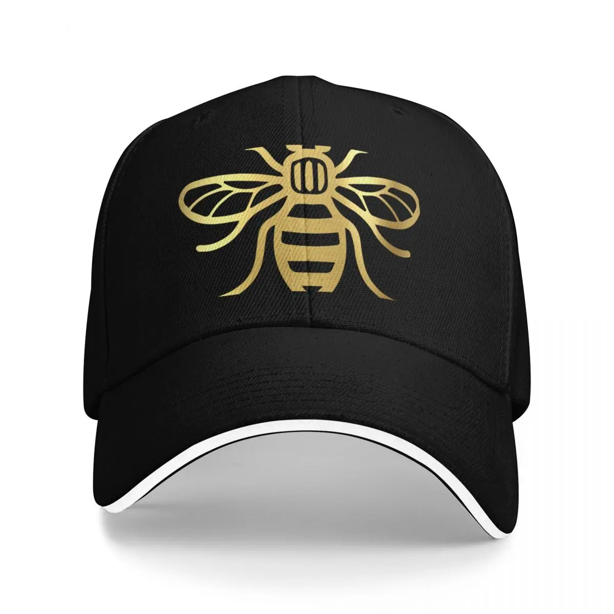 

MANCHESTER Bee Gold Baseball Cap Horse Hat Fashion Beach Brand Man cap Woman Hats Men's
