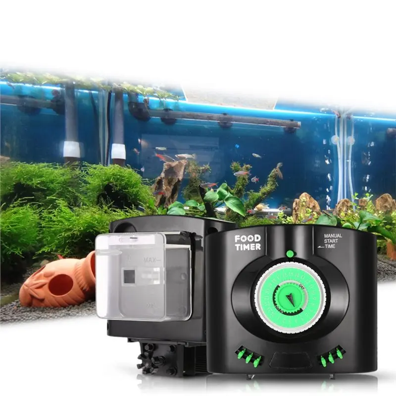 ALIM-Automatic Aquarium Fish Feeder Timer - Wall Mounted, Battery Operated, Ideal For Home Use