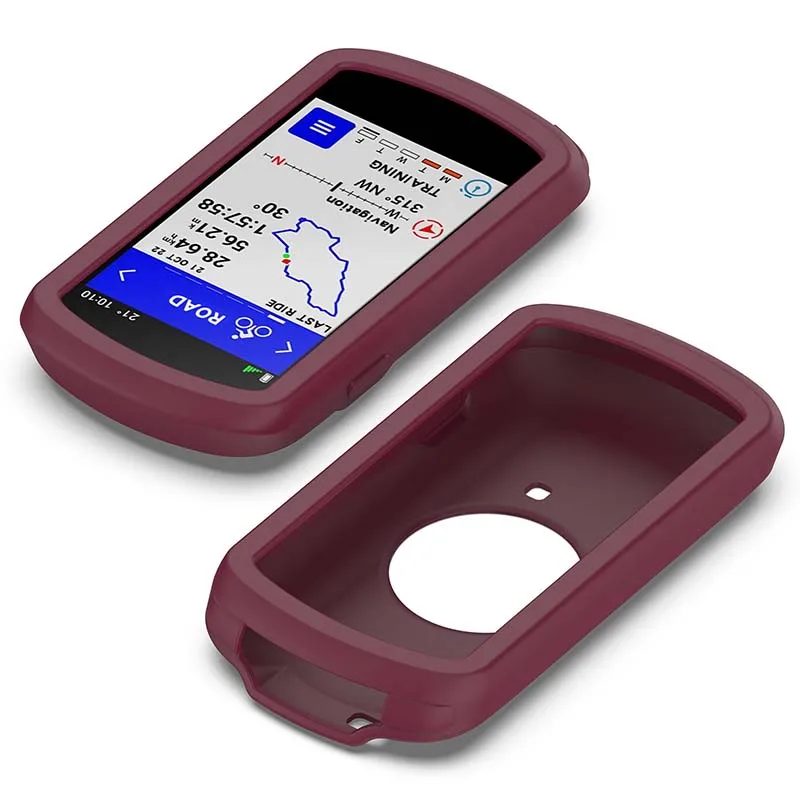 Liquid Silicone Case For Garmin Edge 1040 / Solar Bike GPS Speedometer Candy Plain Full Coverage Soft TPU Cycle Computer Shell