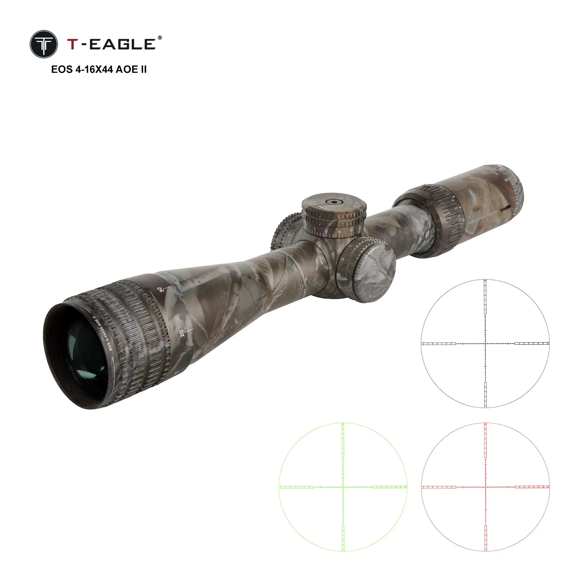 T-EAGLE EOS 4-16x44 AOE ll Camouflage Hunting Scopes & Accessories Illuminated Super High Definition Shockproof Tactical Sight