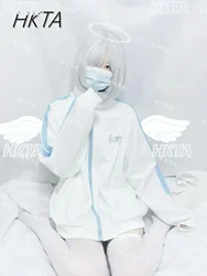 Original Sweatshirt Jacket Angel World Medical Department Water Color System Two-dimensional Cosplay Hoodie Coat Y2k Shorts Sets