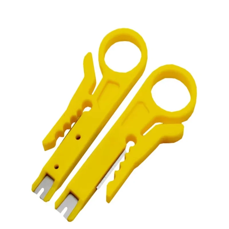 New Mini Portable Wire Stripper Cutter Impact Punch Down Tool Blade for Network Wire Cable Line Tool Wire Stripper Knife