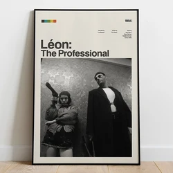 Leon Movie Poster Print Famous Leon The Professional Canvas Painting Vintage Wall Art Picture For Living Room Home Decoration