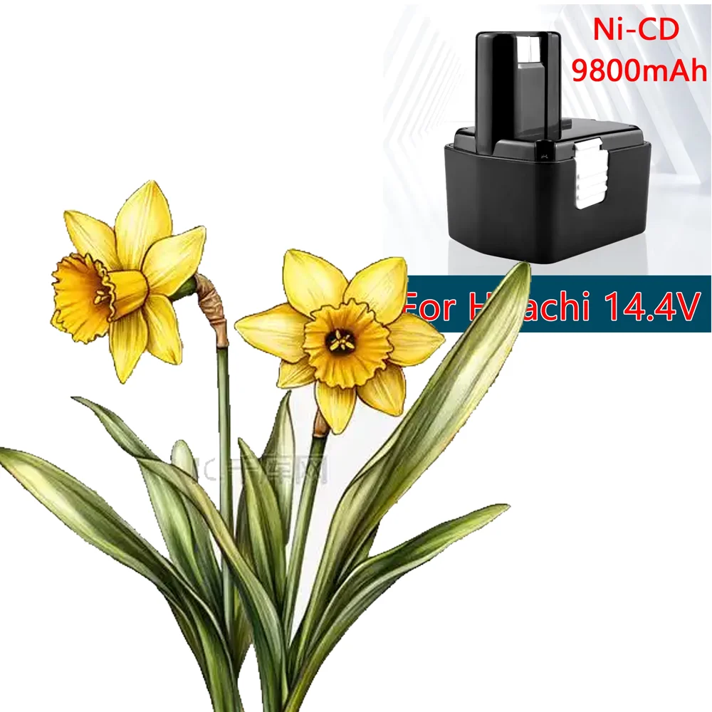 14.4V Original rechargeable battery for Hitachi EB1414S EB14B EB1412S 14.4V EB14S DS14DL DV14DL CJ14DL DS14DVF3 NI-CD 9800mAh