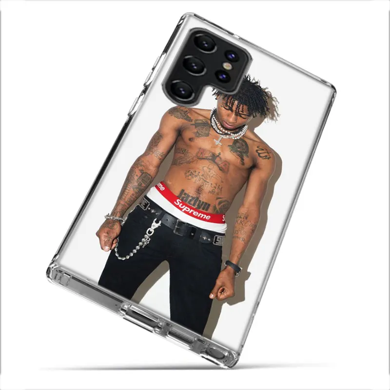 Youngboy Never Broke Again Clear Phone Case For Samsung Galaxy S21 S20 S23 FE S24 S22 Ultra Capa S10 S9 S8 Plus S10E Cover Shell