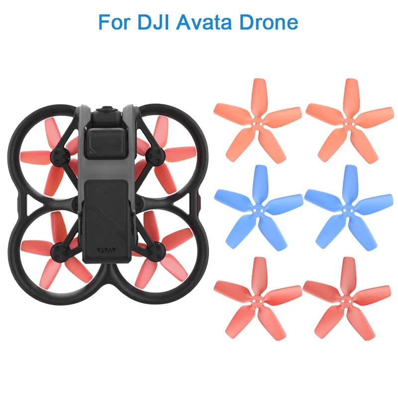 Dronetech-hélice de PC de 5 palas 2/4 S, 2925 pares, buen equilibrio dinámico, mayor eficiencia para AVATA DJI, accesorios de piezas de Dron
