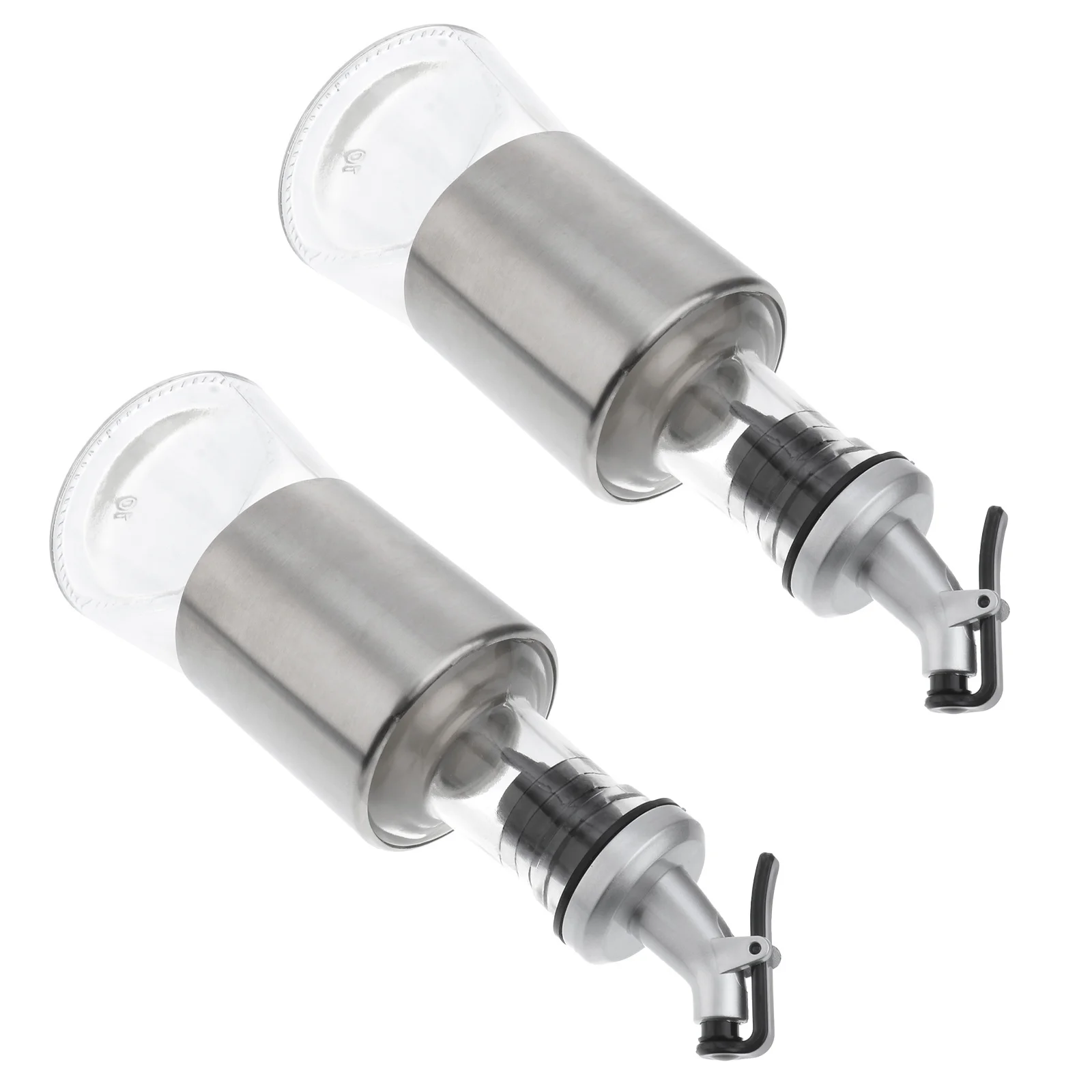 

2Pcs Oil Bottles Kitchen Glass Storage Jar 200Ml Sealed Seasoning Container Leak-Proof Transparent Oil Dispenser for Cooking