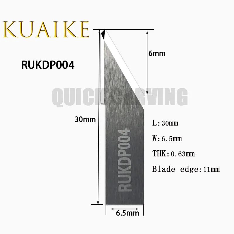 10PCS Standard RUK Ruking Vibrating Blade RUKDP004 RUKDP032 RUKDP072 CNC Digital Oscillating Blade Leather Paper Cutting Knife