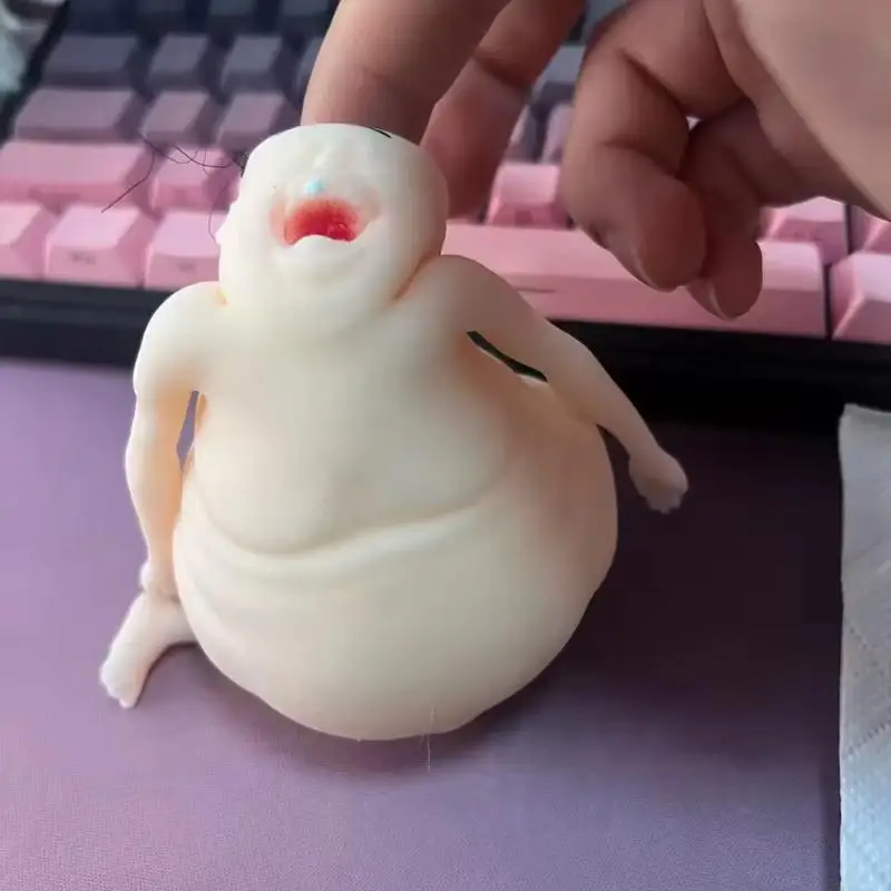 

Забавная деформируемая кукла Rene Themugly - мягкая игрушка для снятия стресса! Идеально подходит для детей и взрослых для мгновенной улыбки. Временно Sup