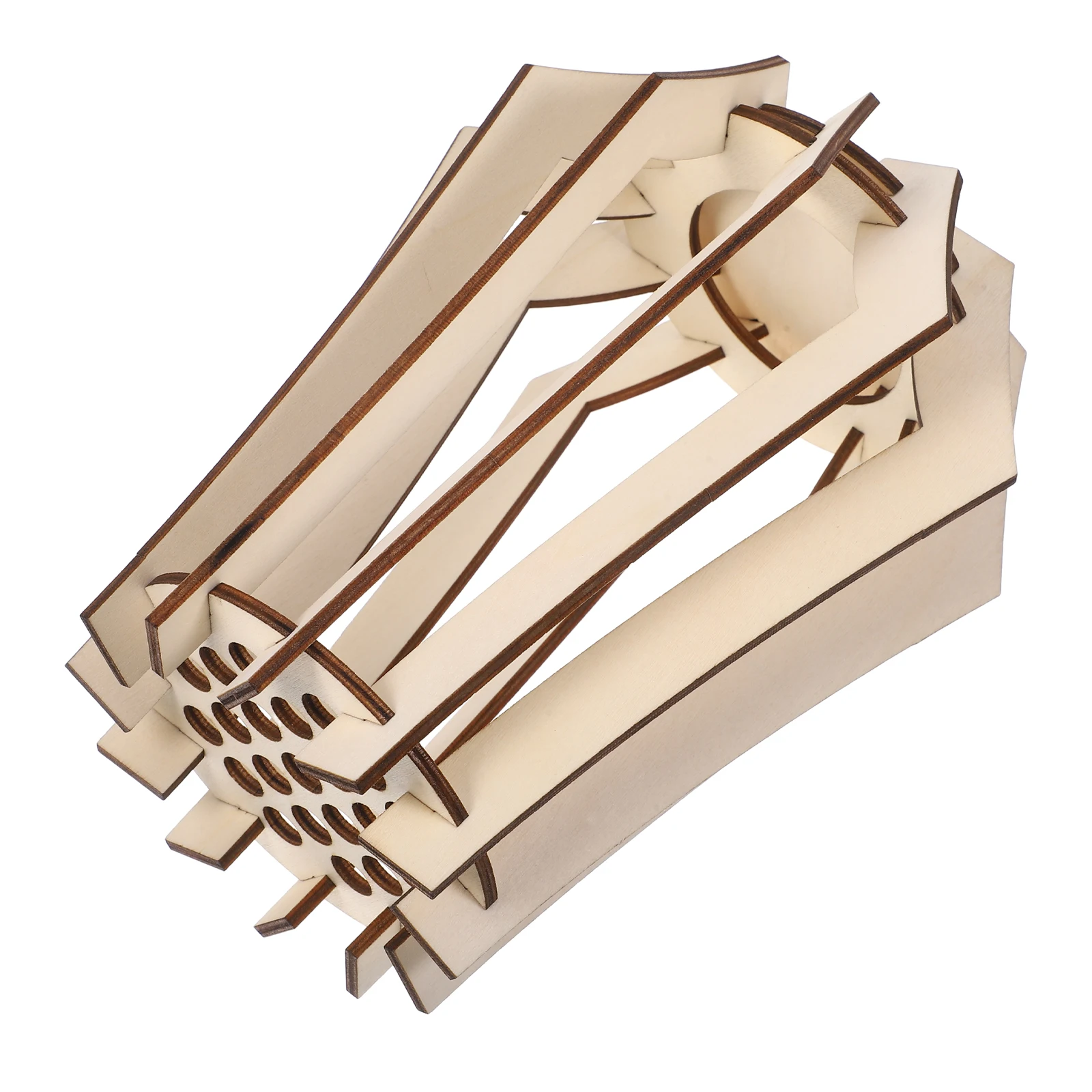 

Creative Home Wooden Puzzle Vase for Dried Flower Arrangement Puzzle Wood Dried Flower Vases Craft Desktop Container Holder Pot