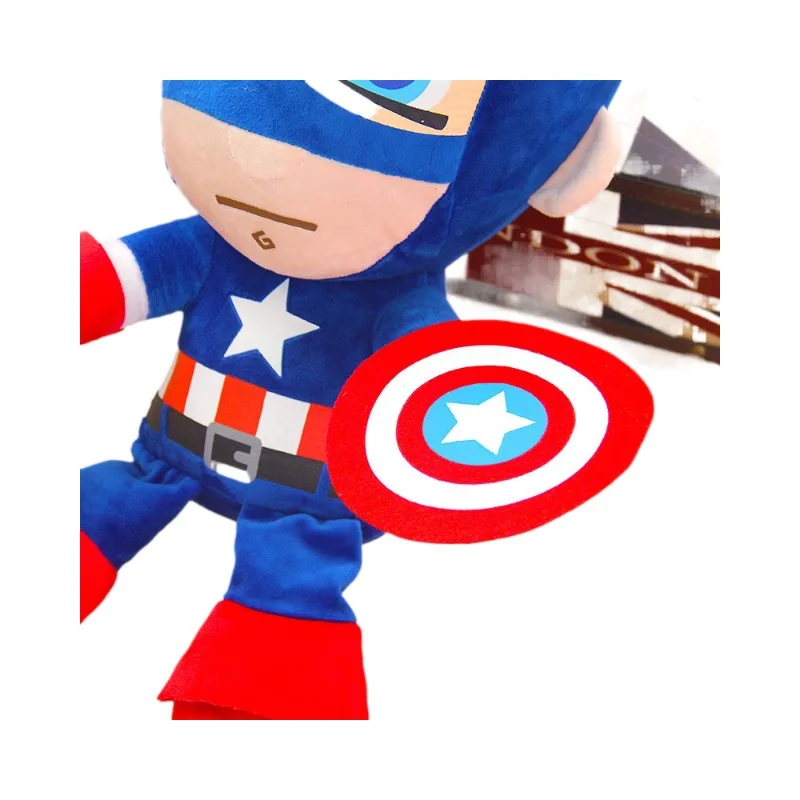 27 سنتيمتر رجل سبايدرمان ألعاب من القطيفة فيلم الدمى مارفل المنتقمون لينة محشوة بطل كابتن أمريكا الحديد هدايا عيد الميلاد للأطفال #3