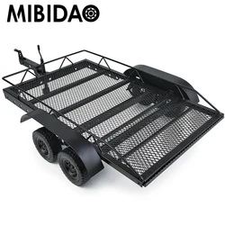 MIBIDAO Metal RC Trailer Hopper Frame simulazione per TRX-4 TRX4 Axial SCX10 D90 CC01 1/10 RC Car Truck Model Upgrade Parts