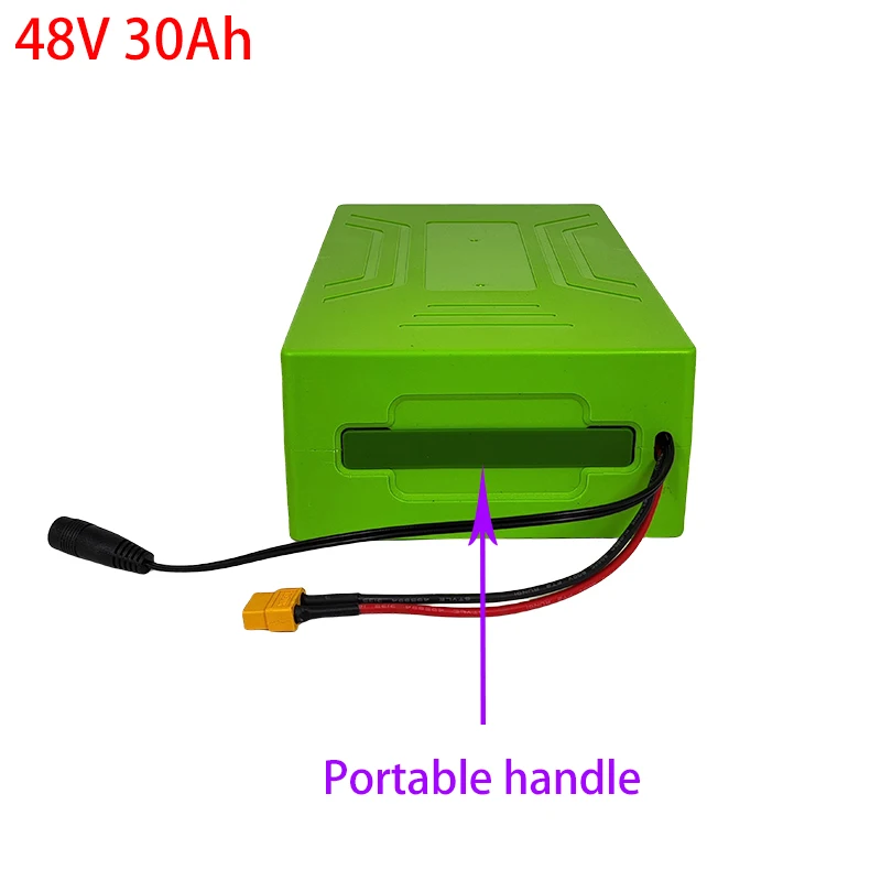 48V waterproof battery 48V 30Ah e-bike battery with 30A BMS for 48V 250W 350W 500W 750W 1000W electric bicycle e-scooter battery