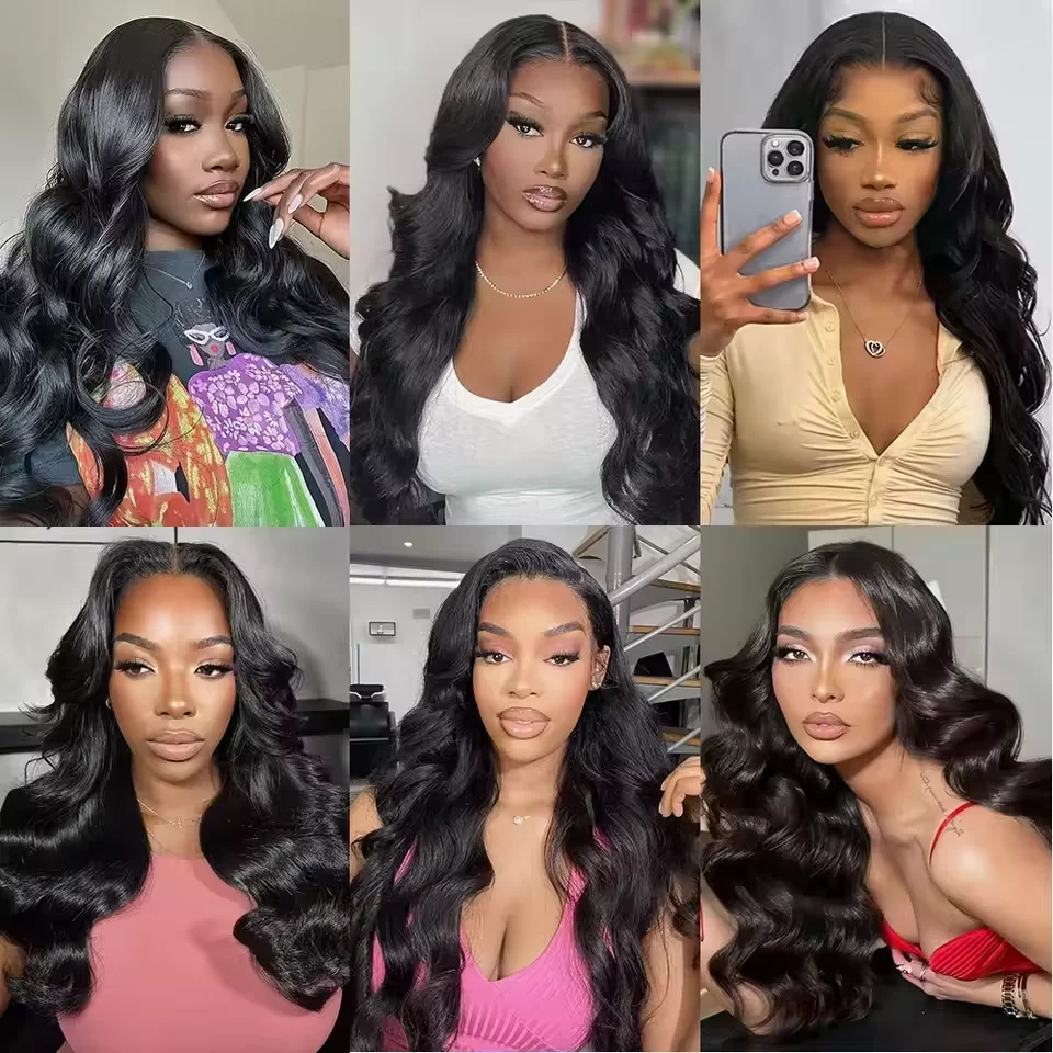 30 32 40 Calowe Włosy Body Wave 3 4 Pęczki Brazylijskie Remy Nieprzetworzone Surowe Dziewicze Ludzkie Włosy Falowane Podwójnie Ciągnione Pęczki Przedłużane Włosy do Wszywania — zdjęcie 6