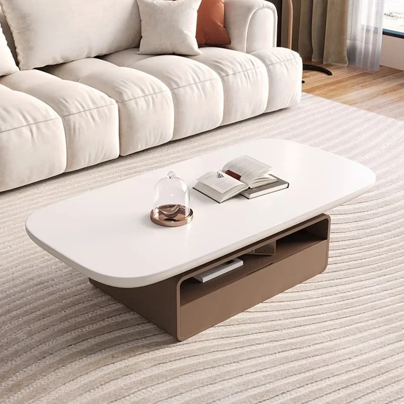 Luxury Postmodern Coffee Table Minimalist Modern Slim Aesthetic Coffee Table Colourful Partitions Mesa Auxiliar Unique Furniture