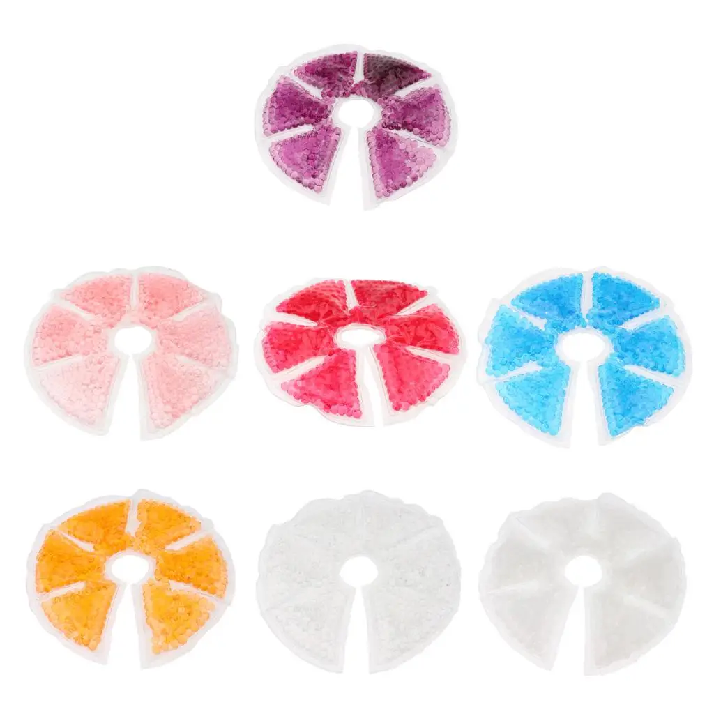 

Breastfeeding Gel Pads Hot & Cold Breast Ice Pack for Breastfeeding Relief - 7 Colors Optional