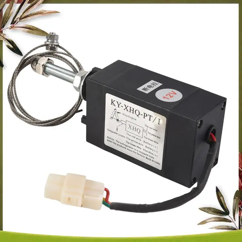 

NEW Normally Closed Engine Flameout Device Engine Stop Solenoid Valve XHQ-PT Power Off Pull Flameout Solenoid Valve