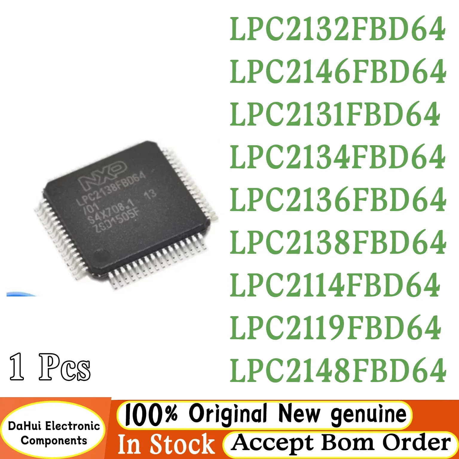 (1piece) LPC2131FBD64 LPC2132FBD64 LPC2134FBD64 LPC2136FBD64 LPC2138FBD64 LPC2114FBD64 LPC2119FBD64 LPC2146FBD64 LPC2148FBD64