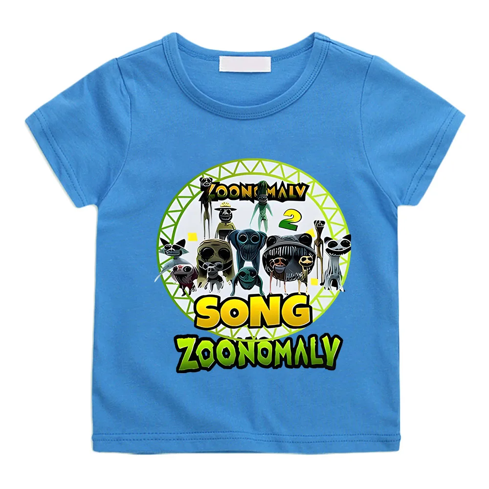 

Song Zoonomaly Game Anime T-shirts Kids Cute Cartoon Comic Tshirt Aesthetic Cotton Short Sleeve Boys/Girls Tee-shirt Camisetas