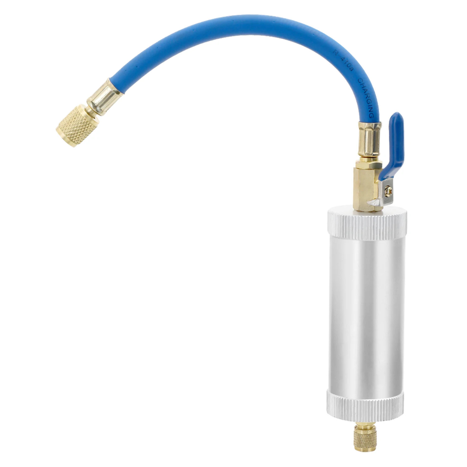 Coolant Filler Tube Car Accessories R134A R12 R22 Air Conditioning Car Oil Injection Tool 2 Ounce 1/4