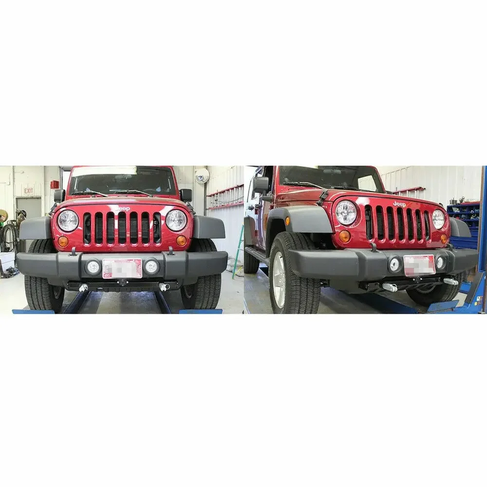 Tow Bar Base Plate,Tow Bar Bracket Replace BX1126 for 2007-2018 Wrangler JK JKU with with Standard Bumper