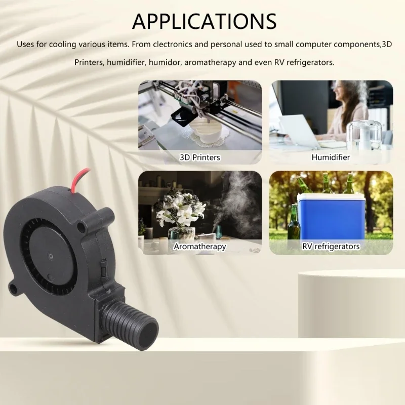 

Эффективный USB-вентилятор охлаждения 5 В для электроники, 50-мм воздуходувка, 4300 об/мин, тихая работа, улучшенное рассеивание