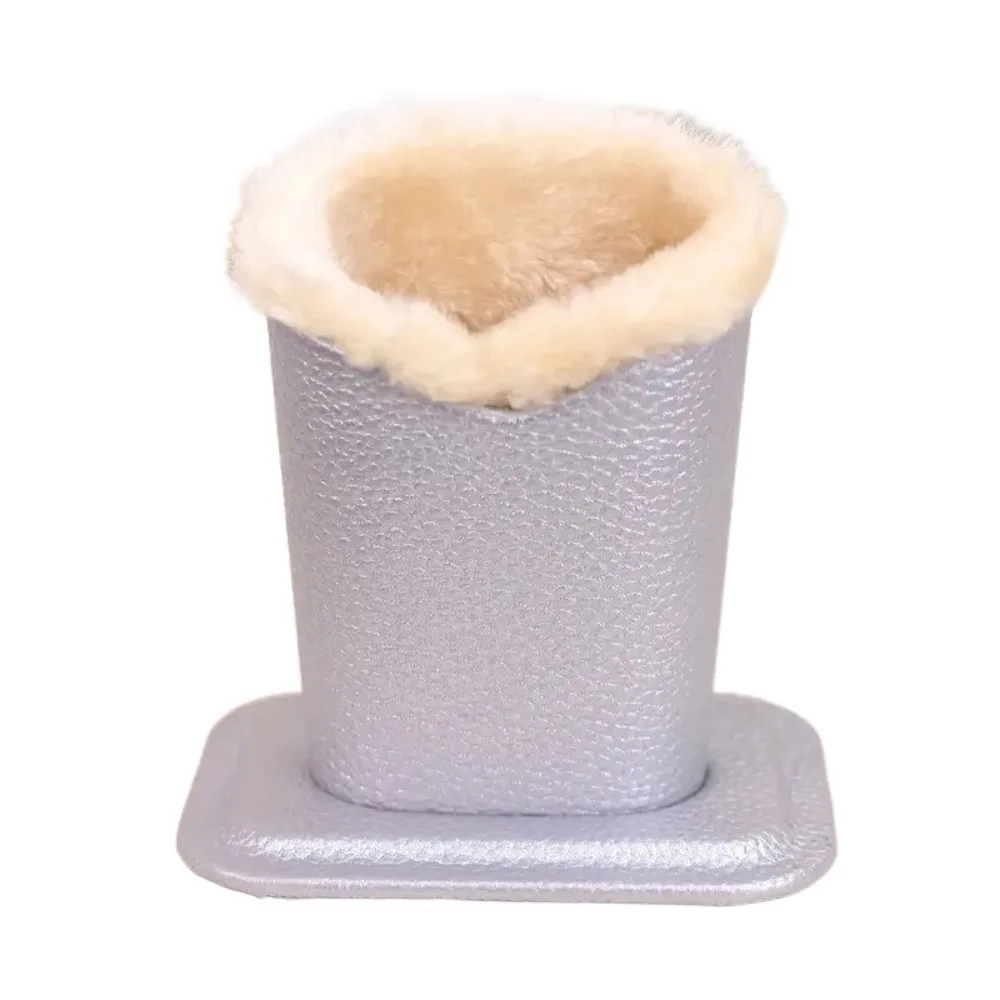 PU Leather Eyeglass Holder Large Capacity Soft Lining Eyeglass Stand Display Brush Pot Save Space Pen Holder Secure Storage