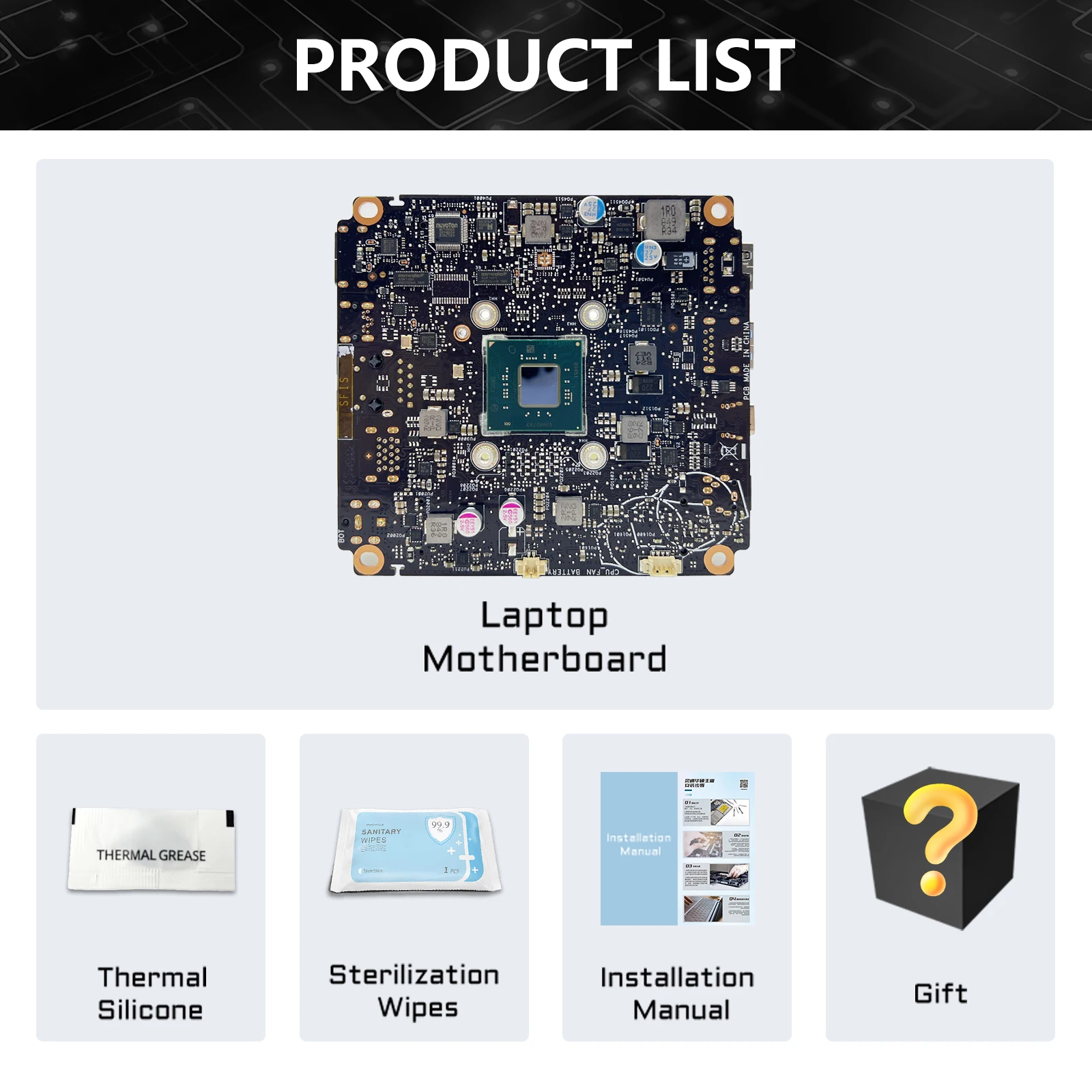 PN40 ASUS 노트북 마더 보드 PN40 Vivo 미니 PC CPU N4000 N4100 N4020 N5000 N5030 노트북 메인 보드