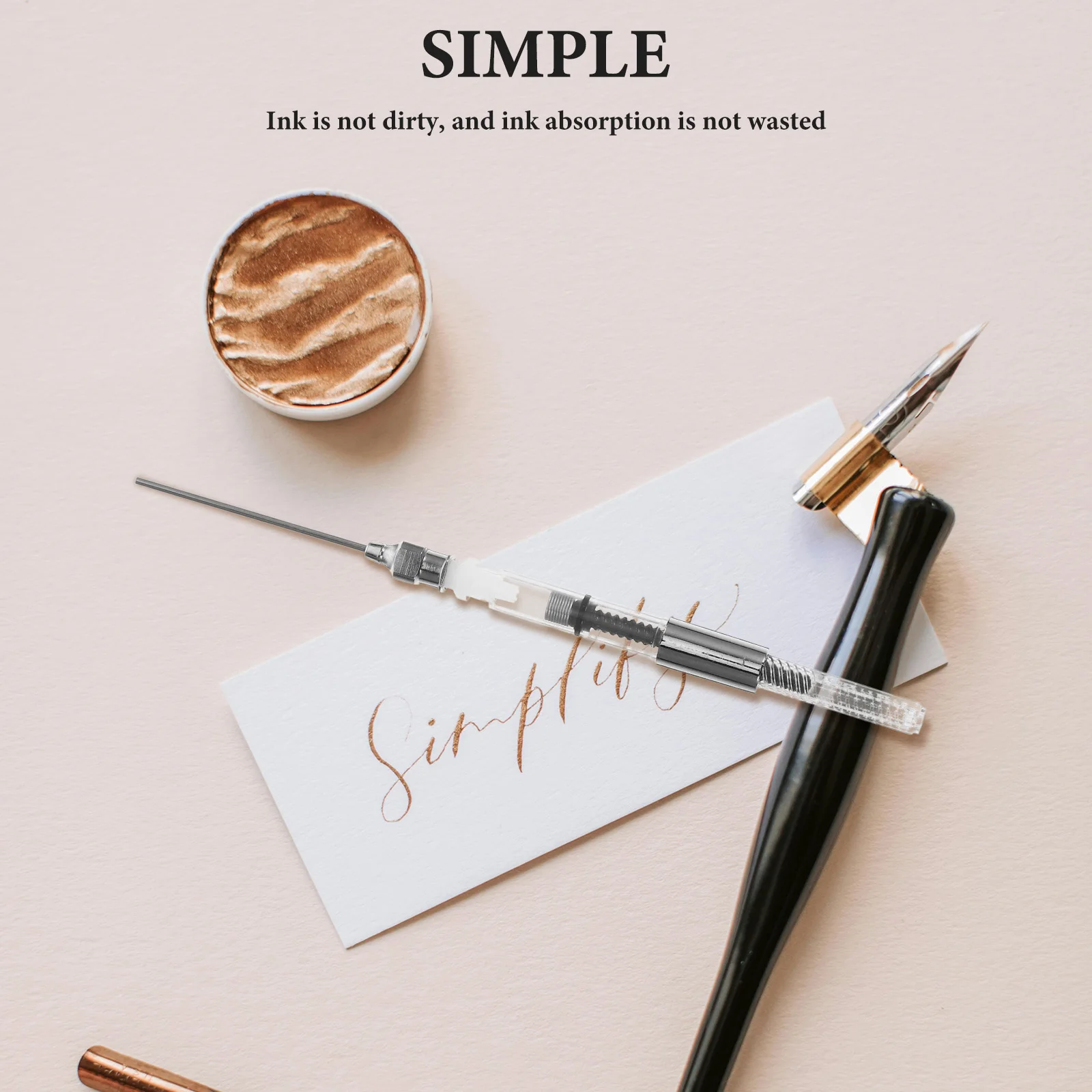 

10Pcs Ink Converter for Pen Stainless Steel Spring Filler Efficient Ink Absorption for Artists Writers Students Fountain Pen