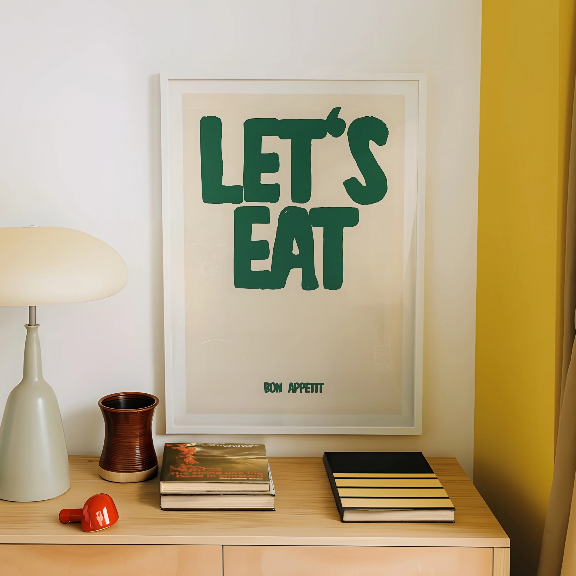 Lets Eat Wall Art Prints Canvas Painting Poster Picture For Living Bed Dining  Kitchen Room Home Decor image 4
