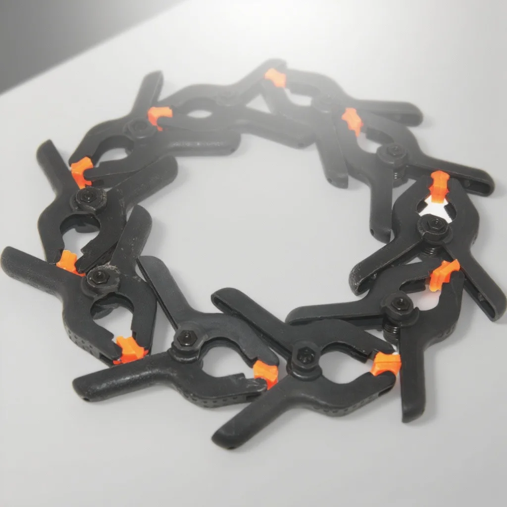 

2-inch anti slip large fixed spring clip A-clip, powerful multifunctional woodworking quick fix plastic A-clip