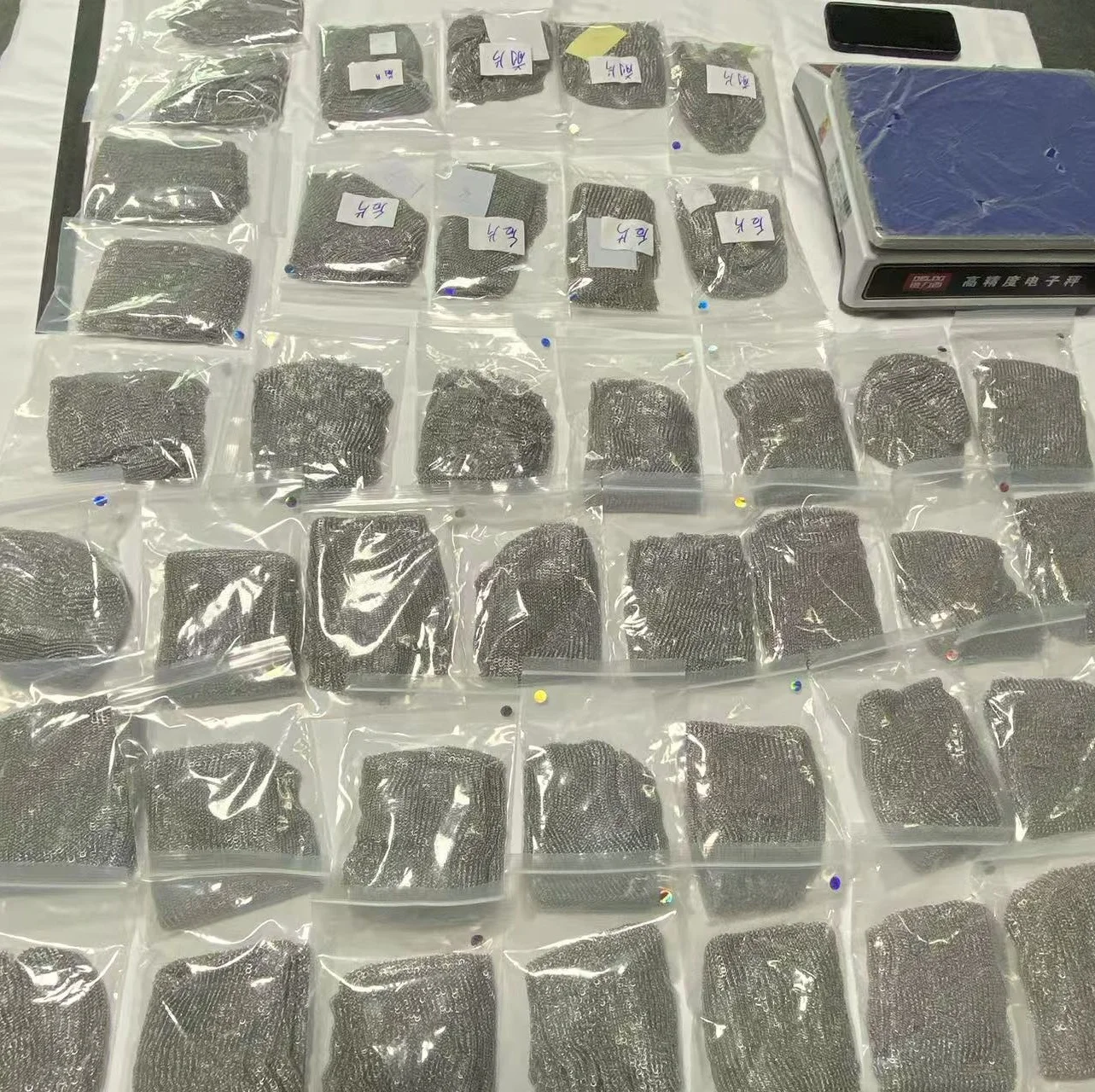 대형 사이즈 컬러풀 투명 메탈 체인 메일 벽 장식 DIY 프로젝트 룸 디바이더 및 커튼 액세서리