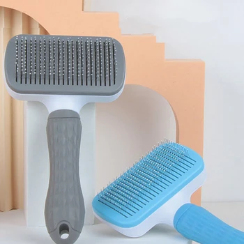 Self-Cleaning Pet Grooming Brush 2