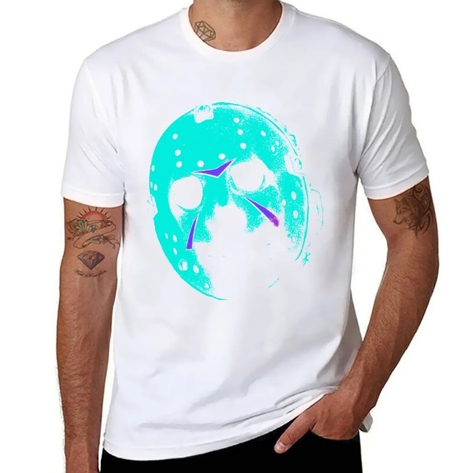 

8 bit slasher T-Shirt anime t shirts oversize t shirt man cotton T-Shirt