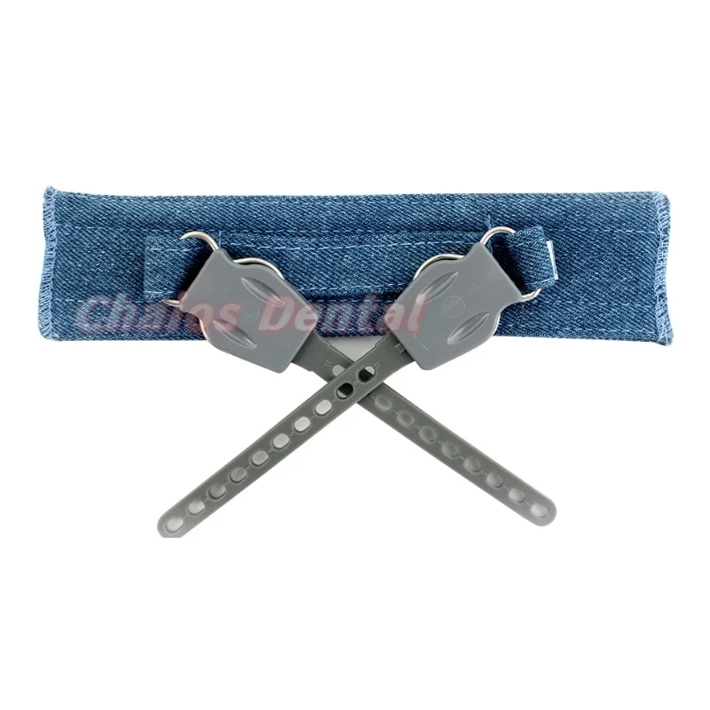 Dental Extra-maxillary traction device Neckband Safety Neck Strap with Safety Locking Buckle Orthodontic Headgear