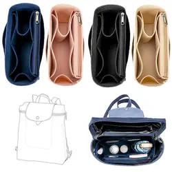 Travel Bag Women's Organizer Handbag Backpack Felt Liner Bag Insert Liner Purse Organiser Pouch