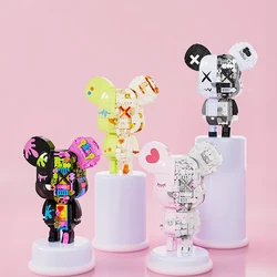 Violent Bear  Building Block Robot Mechanical Grand Model Color Love Bear Bricks Technical Kit Toys For Children Gift