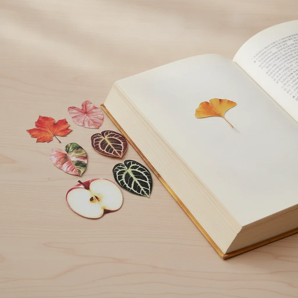 New Refractive Color Acrylic Bookmark Funny Simulation Fruit Fruit Bookmark Cute Cartoon Translucent Bookmark Note Marker