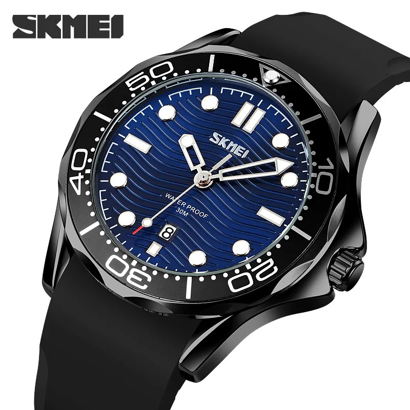 

SKMEI 9276 Casual Men's Quartz Watch Calendar Luminous Sports Fashion Watches for Man Silicone Strap Wristwatch reloj hombre