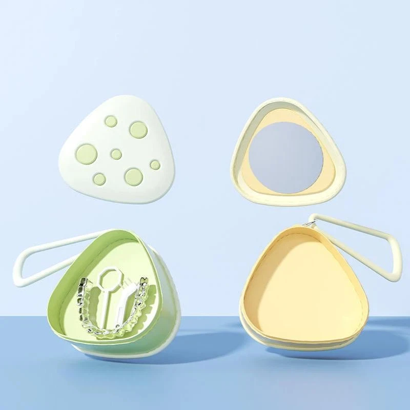 Shockproof Retainer Case Durable Dental Appliance Storage Box Dustproof Mouthguard Organizer for Daily Travel