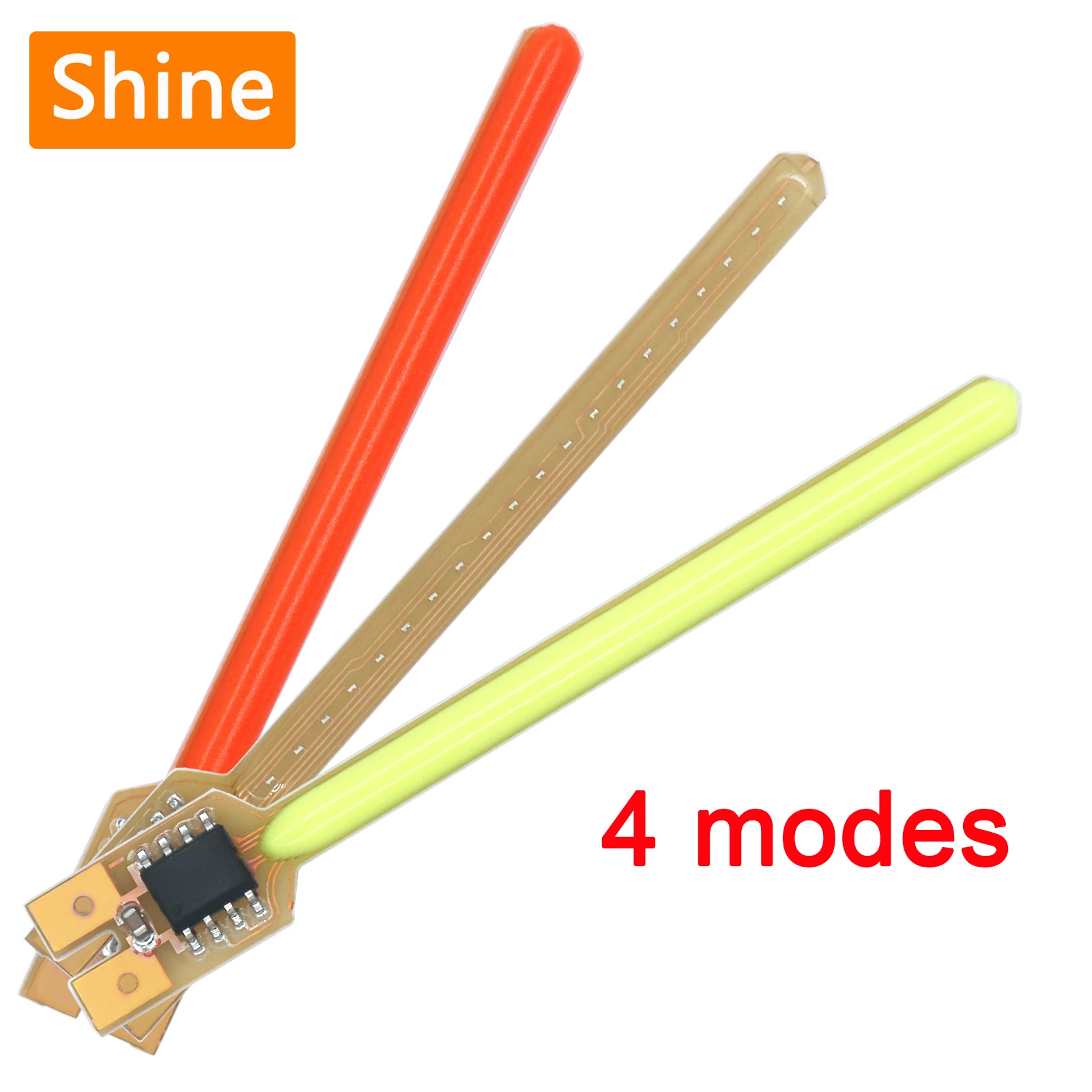 4 Modes DC3V LED COB Meteor Shower Flowing Water Lamp 58mm LED Filament Diode Lamp Parts Incandescent Light Accessories DIY