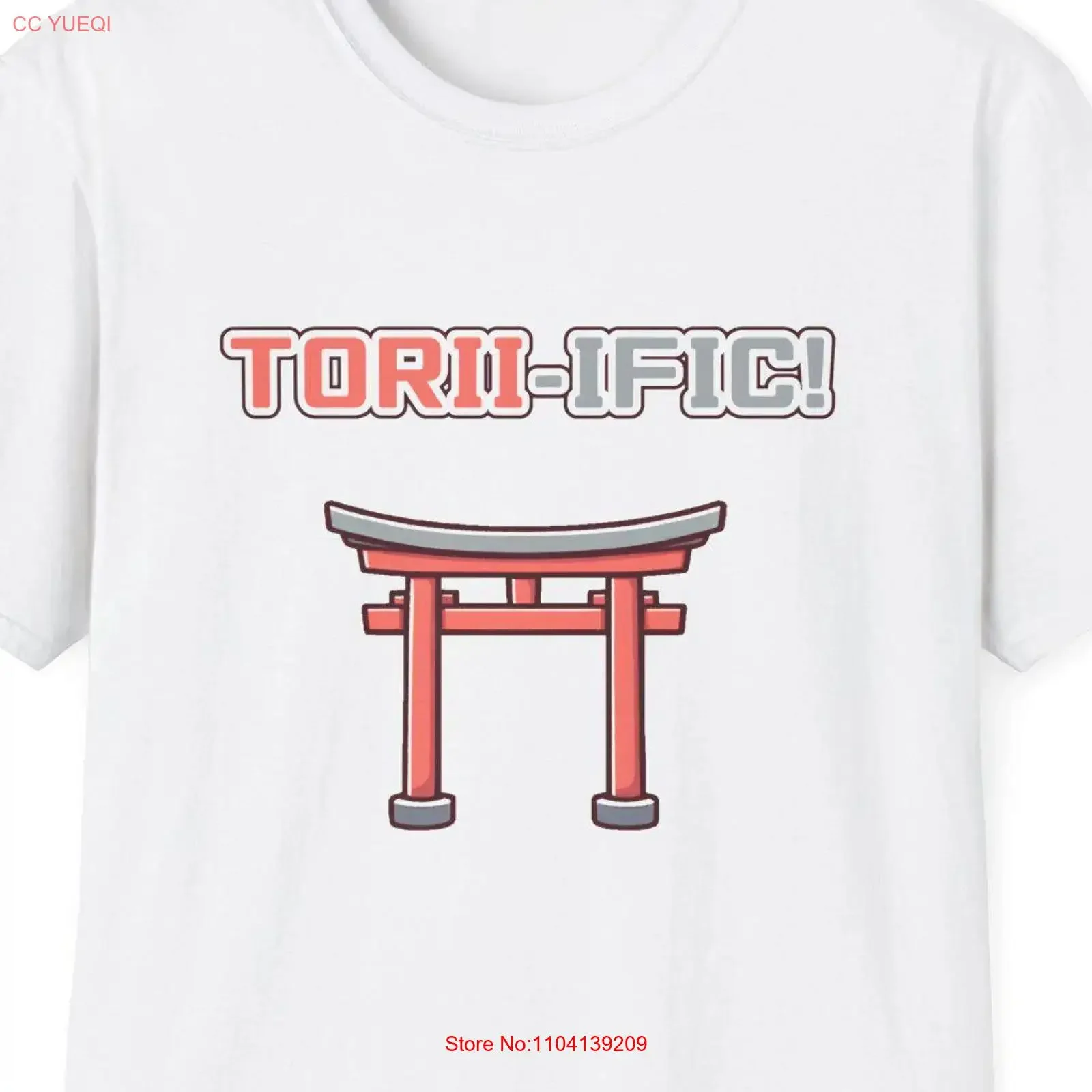 Funny Japanese Torii Softstyle T Shirt Cultural Pun with Shrine Gate Design vintage Washed Unisex Versatile Slightly fashion