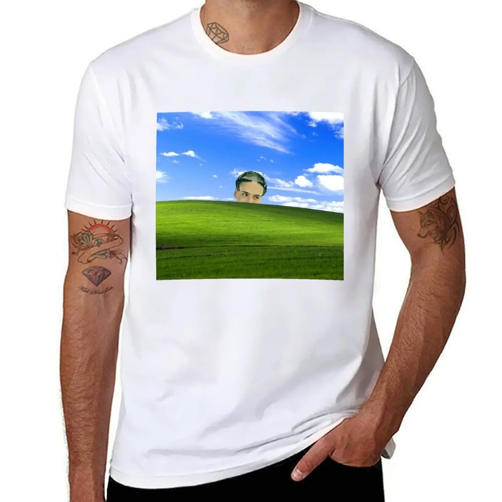

Vitas Windows T-Shirt man graphic t shirt man t shirts cotton T-Shirt