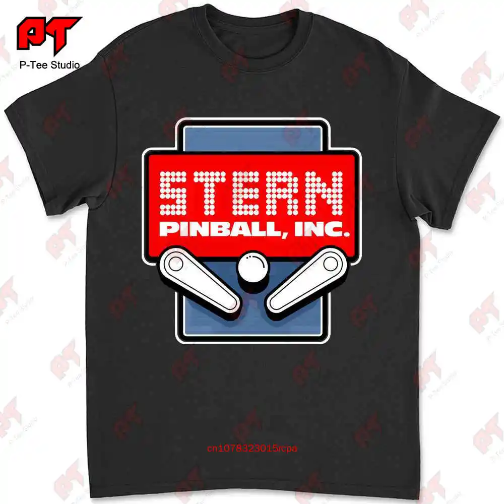 Stern Retro Arcade Gamer Pinball Logo T-shirt 33W3