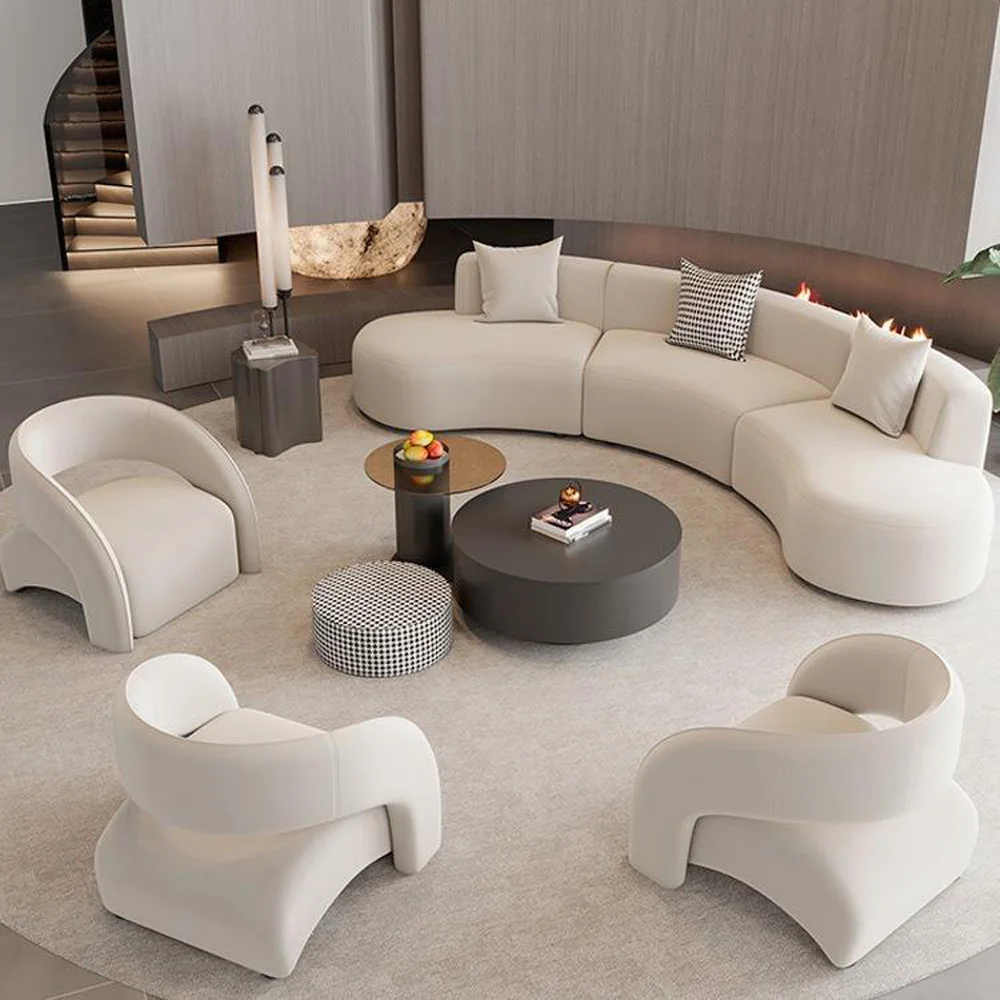 Maßgefertigtes Neues Dubai Italienisches Sofa-Set Luxus Wohnzimmermöbel 1+2+3 Sets + Stoff Schlafzimmermöbel