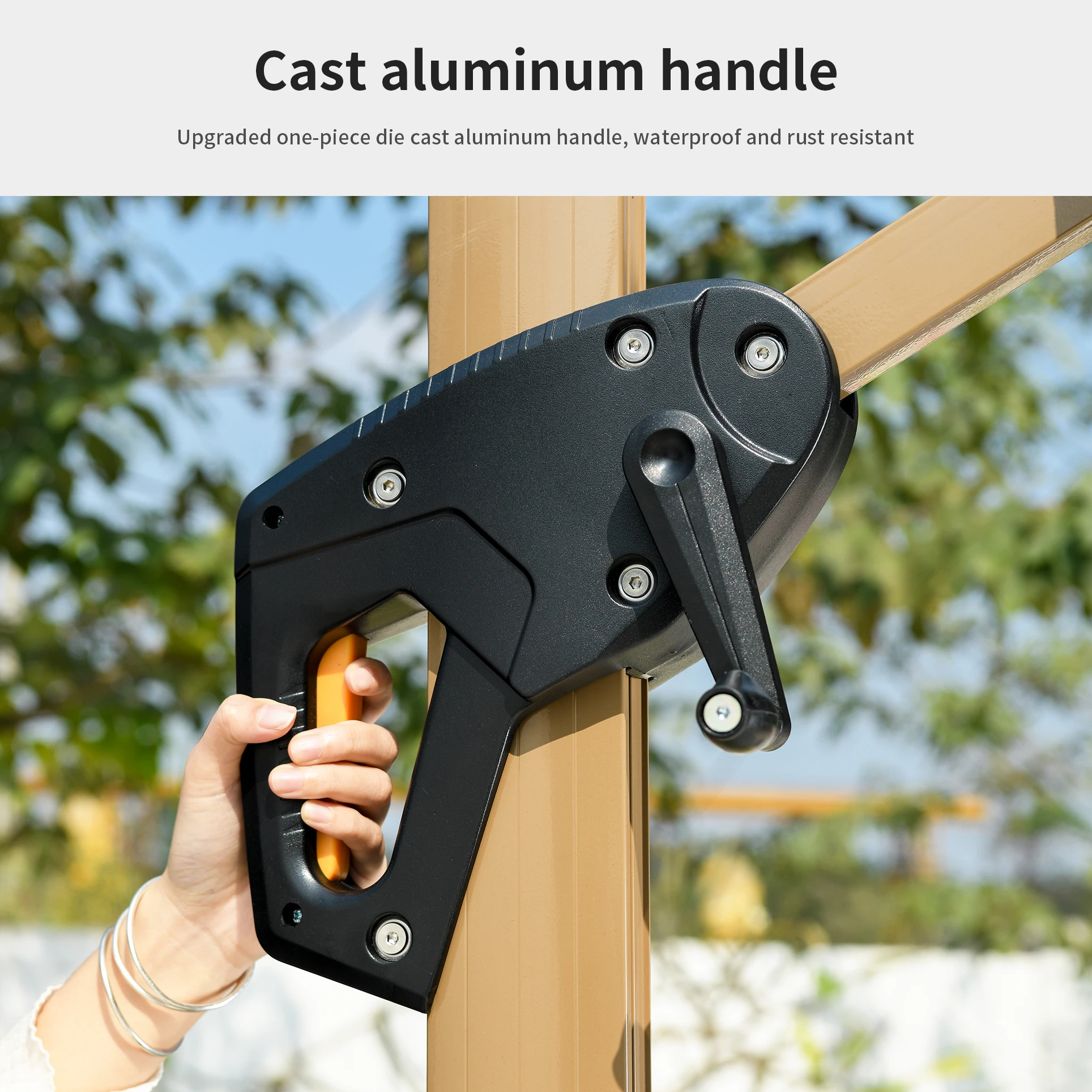 Aluminum Structure Outdoor Patio Enclosure Four Season Room Extension Kit LED Lighting Sunroom Waterproof UV Resistant All Weath