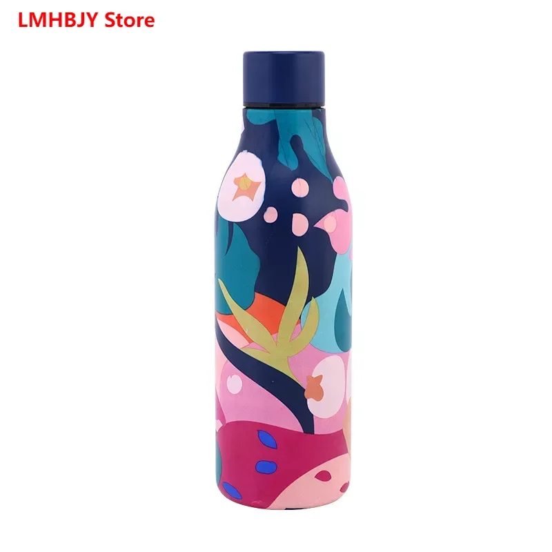 LMHBJY 550ml Creative 304 Stainless Steel Water Bottle Keep Hot and Cold Thermos Sealed Leak-proof Outdoor Sports Car Water Cup