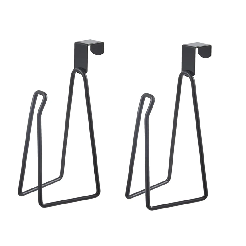 2 Stück über dem Tank Toiletten papier halter Toiletten papierrollen halter, schwarz für Bad organisatoren