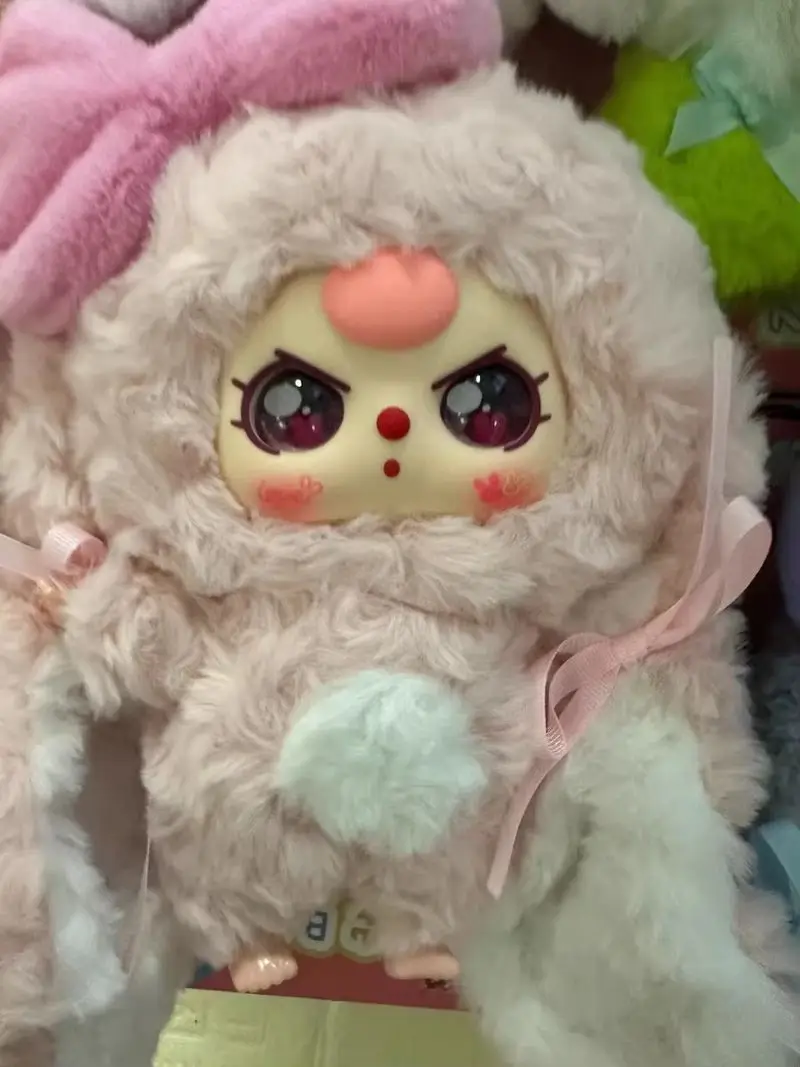 Genuíno 2025 em estoque caixa cega brinquedo bebê três segunda geração macaron pequeno coelho v2 bonito pingente ornamentos brinquedos presentes da menina